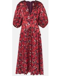 FARM Rio - Midikleid Bossa Banana Aus Jacquard - Lyst