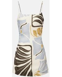 SIR. - Lola Floral Linen Minidress - Lyst