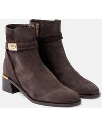 Jimmy Choo - Diantha 45 Suede Ankle Boots - Lyst