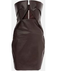 Rick Owens - Bustier-Kleid Prong Aus Denim - Lyst