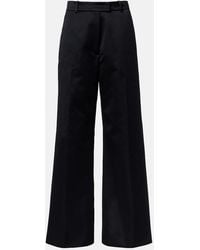 Frankie Shop - Brickell Satin Wide-Leg Pants - Lyst