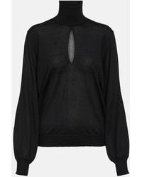 Tom Ford - Rollkragenpullover Aus Kaschmir Und Seide - Lyst