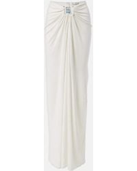Christopher Esber - Duo Bezel Embellished Jersey Maxi Skirt - Lyst