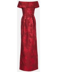 Rebecca Vallance - Henrietta Brocade Bustier Gown - Lyst