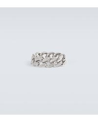 SHAY - Link 18kt White Gold Ring With Diamonds - Lyst