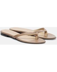 The Row - Mules Sacha En Cuir - Lyst