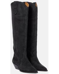 Isabel Marant - Denvee Suede Leather Boots - Lyst
