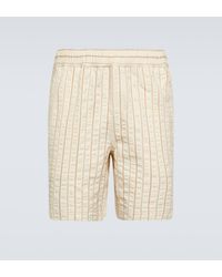 Orlebar Brown - Louis Striped Cotton Shorts - Lyst