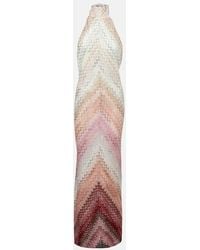 Missoni - Zig Zag Halterneck Maxi Dress - Lyst