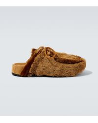 Dries Van Noten - Shearling Clogs - Lyst