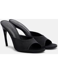The Attico - Betta Satin Mules - Lyst