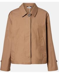 Max Mara - Max Mara Bambola Cotton-Blend Twill Jacket - Lyst