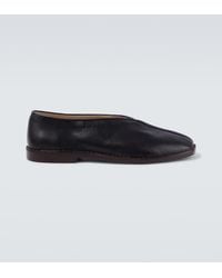 Lemaire - Leather Slip-On Shoes - Lyst