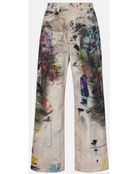 Acne Studios - 1981 Trompe L'Oeil Wide-Leg Jeans - Lyst