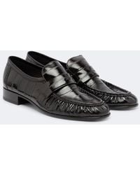 The Row - Soft Leather Loafers - Lyst
