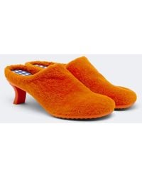 Loewe - Dive Shearling Mules - Lyst