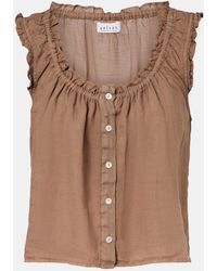 Velvet - Tana Linen Top - Lyst