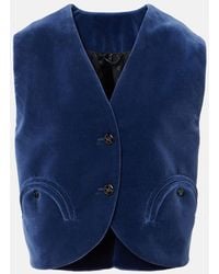 Blazé Milano - Chaleco Jealousy Gliss De Terciopelo - Lyst