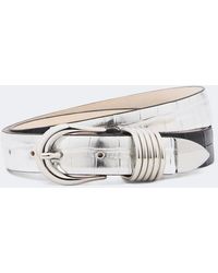 DEHANCHE - Hollyhock Reversible Metallic Leather Belt - Lyst