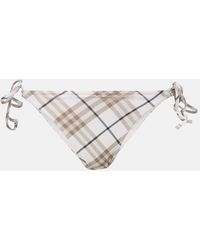 Burberry - Bikini-Hoeschen Check - Lyst