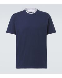 Fedeli - Camiseta De Jersey De Algodon - Lyst