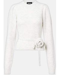 ROTATE BIRGER CHRISTENSEN - Wool And Alpaca-Blend Sweater - Lyst
