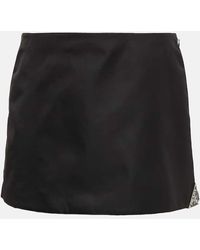 Prada - Minifalda de Re-Nylon - Lyst