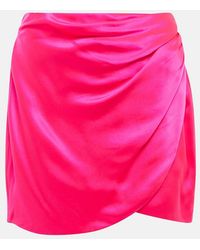 The Sei - Wrap Silk Miniskirt - Lyst