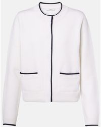 Vince - Wool And Cotton-Blend Cardigan - Lyst