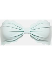Marysia Swim - Antibes Scalloped Bandeau Bikini Top - Lyst
