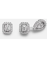 Messika - My Twin 1+2 18Kt Earrings With Diamonds - Lyst