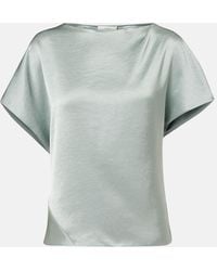 Vince - Top Aus Satin - Lyst