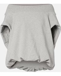 Dries Van Noten - Cocoon Cotton Jersey Sweatshirt - Lyst