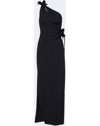 Coperni - Floral-Applique Asymmetric Cocktail Dress - Lyst