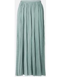 Ulla Johnson - Lulu Satin Plisse Maxi Skirt - Lyst