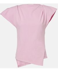 Isabel Marant - Sebani Asymmetric Cotton Jersey Top - Lyst