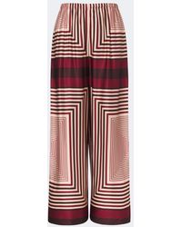 Faithfull the Brand - Jensen Printed Satin Palazzo Pants - Lyst