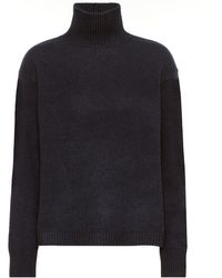 Max Mara Burgos High-neck Cashmere Jumper - Blue