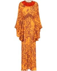 Johanna Ortiz Maxikleid Perpetual Existence - Orange