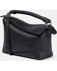 Loewe - Mini Puzzle Bag In Satin Calfskin - Lyst