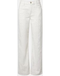 Citizens of Humanity - Lindz Broderie Anglaise Straight Jeans - Lyst