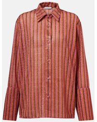 Oséree - Lumiere Striped Shirt - Lyst