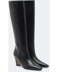 Aeyde - Silva Leather Knee-High Boots - Lyst