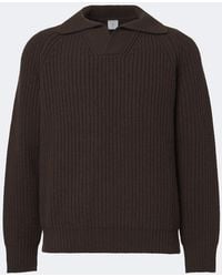 Eleventy - Wool And Cashmere Polo Sweater - Lyst