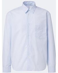 Lardini - Striped Cotton Poplin Shirt - Lyst