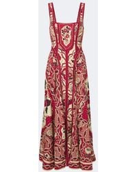 ALÉMAIS - Kenny Printed Midi Dress - Lyst