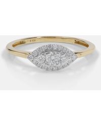 STONE AND STRAND - Muse 10kt Gold Ring With Diamonds - Lyst