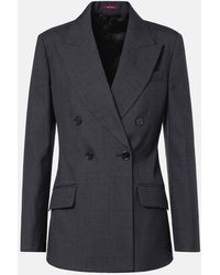 Gucci - Double-Breasted Wool Blazer - Lyst