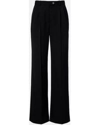 The Row - Virgil Wool Gabardine Wide-Leg Pants - Lyst