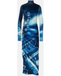 Jean Paul Gaultier - Pigalle Gathered Velvet Dress - Lyst